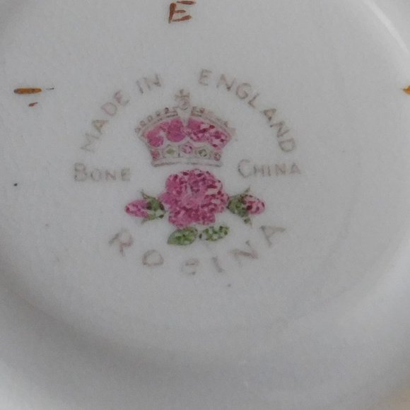 1953 Queen Elizabeth II Coronation Crested Portrait Rosina Bone China Cup Saucer - Picture 5 of 9